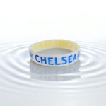 Браслет силиконовый Chelsea арт.tr1889 синий с желтым