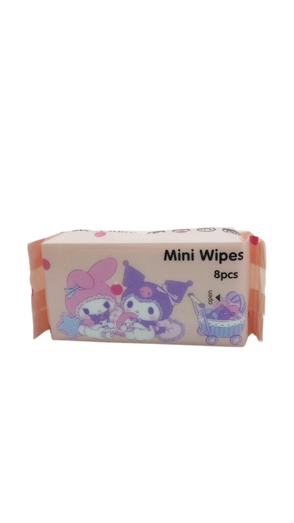 Салфетки влажные Mini Wipes Мелоди и Куроми уп 8шт арт.2016