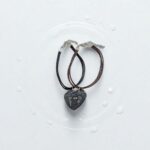 Браслеты парные на шнурке с магнитом сердце Love You Forever арт.tr1830 серебро