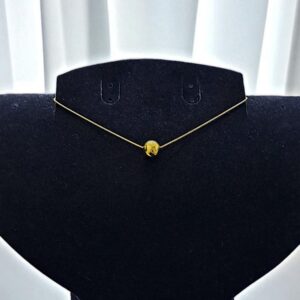 Кулон титан с подвеской шарик арт.tr2100 золото