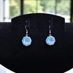 Серьги Пончики арт.tr2202 голубые