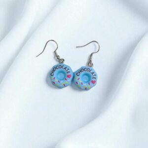 Серьги Пончики арт.tr2202 голубые