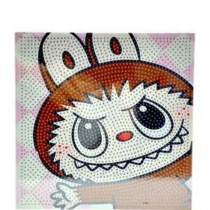 Картина стразами Лабубу 20*20см арт.xh-0107