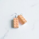 Серьги Лего арт.tr2179 светло-персиковые