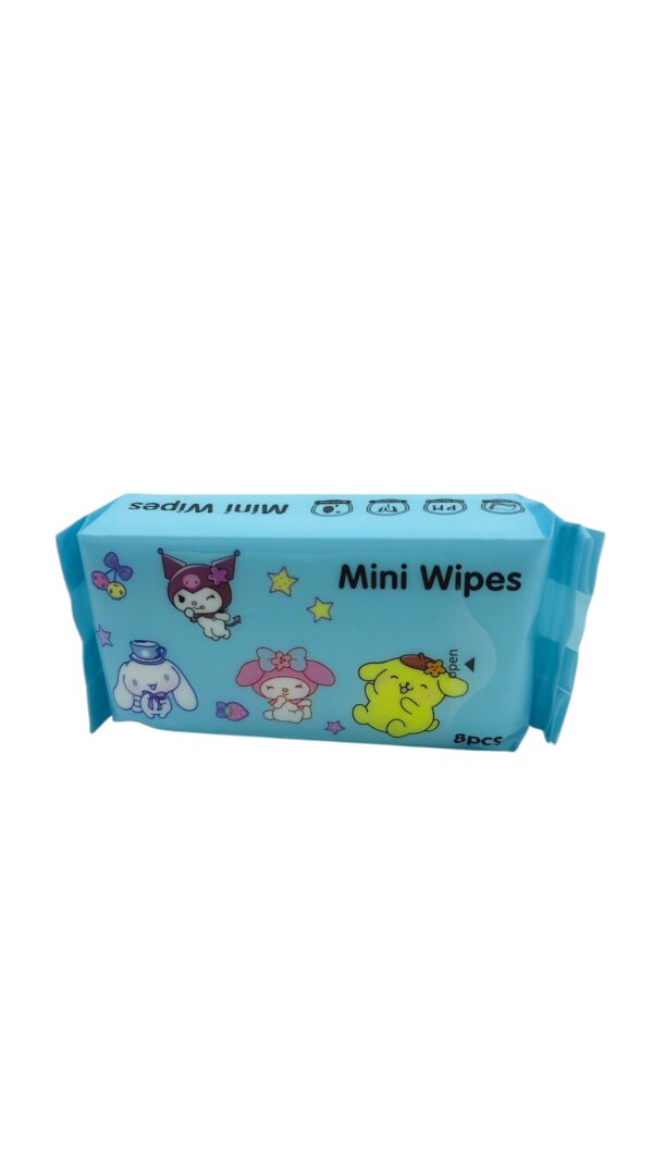 Салфетки влажные Mini Wipes Sanrio уп 8шт арт.2030