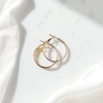 Серьги Кольца 3см арт.tr2205 золото