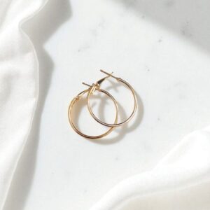 Серьги Кольца 3см арт.tr2205 золото