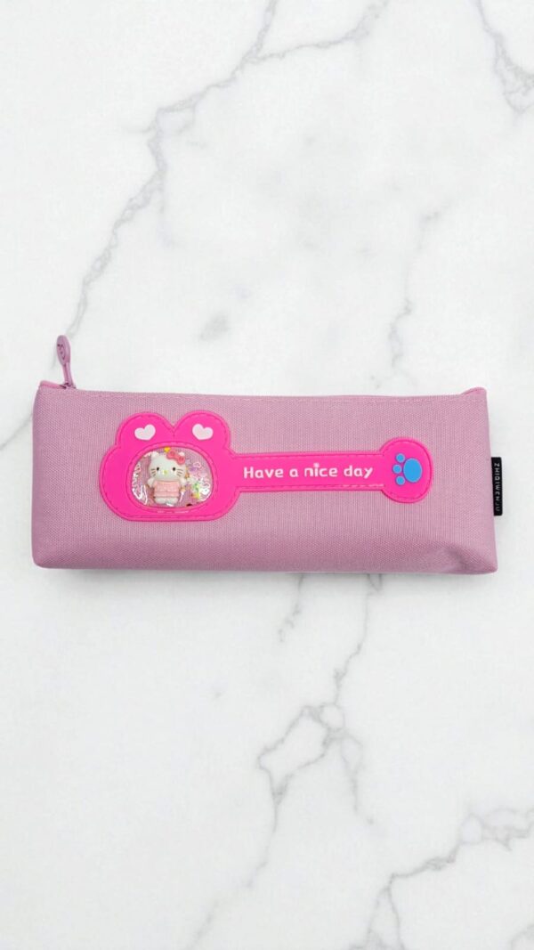 Пенал с шейкером и Hello Kitty Have a nice day арт.5962 розовый