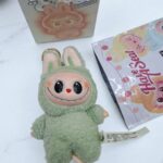 Брелок мягкий Лабубу музыкальный 18,5см арт.tr2249 светло-зеленый
