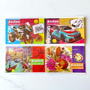 Альбом для рисования Вектор серия:MIX 40л ассорти