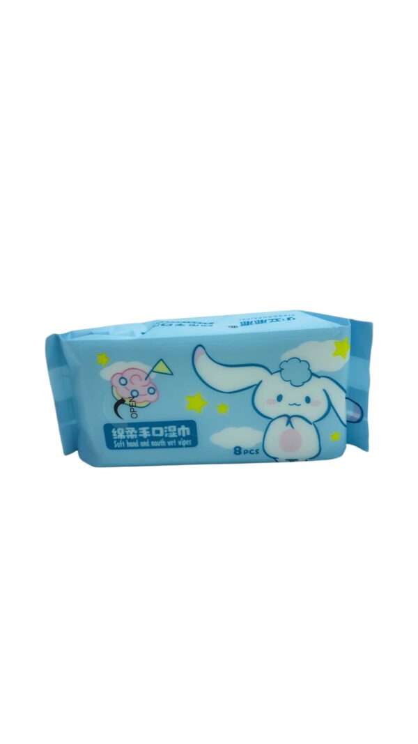 Салфетки влажные Cinnamoroll уп 8шт арт.xdpp-1330