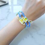 Браслеты парные с магнитом Mango арт.tr2160 разноцветные