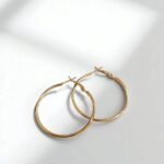 Серьги Кольца 4см арт.tr2005 золото