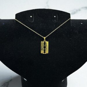 Кулон титан Лезвие арт.tr2365 золото