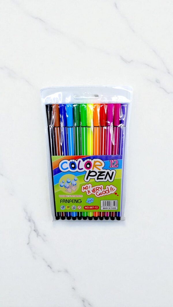 Фломастеры Color pen 12цв арт.667-12