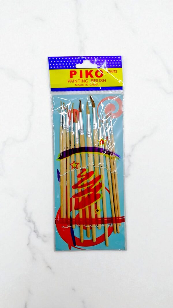 Кисти набор для рисования Piko 12шт арт.254/12