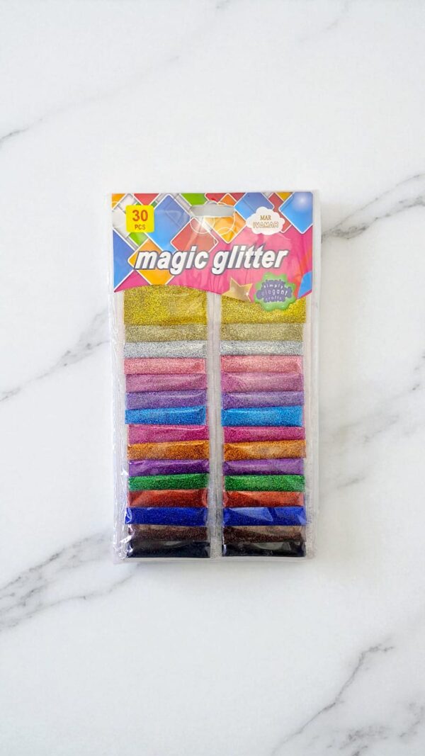 Блестки набор Magic glitter 15цв 30шт арт.tr2331