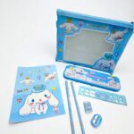 Набор канцелярский 8в1 в пенале Sanrio/Стич/Лабубу арт.6027 ассорти