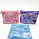 Набор канцелярский 8в1 в пенале Sanrio/Стич/Лабубу арт.6027 ассорти