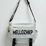 Сумка почтальонка Hellozhkp 28см арт.g-16 серая