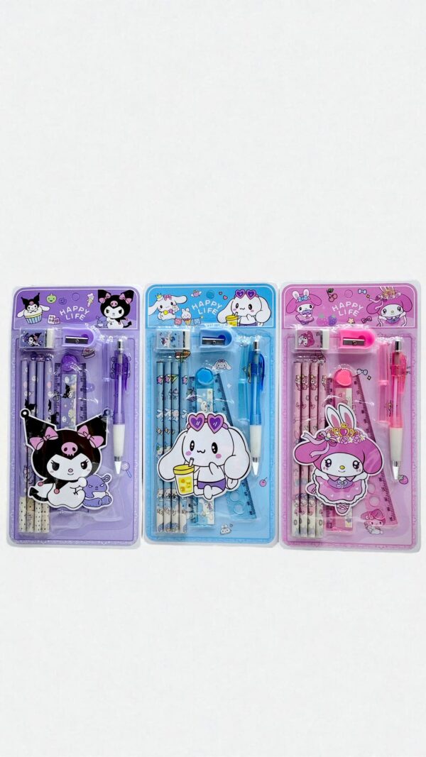 Набор канцелярский 8в1 Sanrio арт.6010