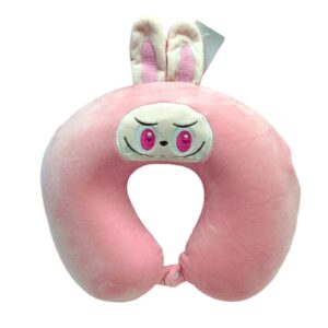Мягкая игрушка-подушка для шеи Labubu арт.0753-1 розовая