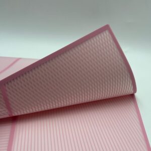 Пленка упаковочная 60*60см арт.cy2aqx2021-3 розовая в полоску