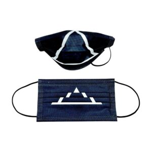 Маски медицинские Игра в кальмара треугольник уп 10шт арт.tr2405 черные
