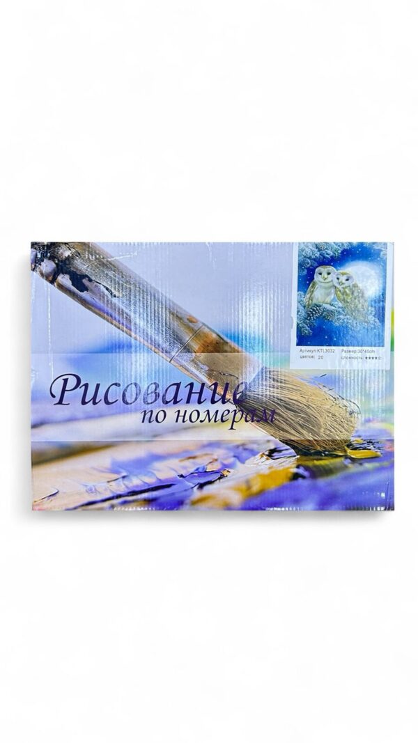Рисование по номерам 30*40см арт.ktl3032 Совы