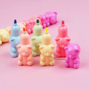 Текстовыделители Мишки 5цв арт.MD-093