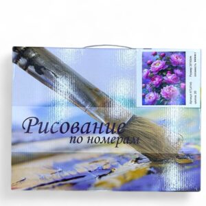 Рисование по номерам 30*40см арт.ktl4145 Пионы