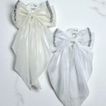 Заколка Бант со стразами по краям арт.3542-5 ассорти