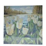 Картина по номерам красками 30*30см арт.stl089 тюльпаны бежевые