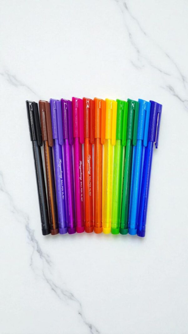 Ручки цветные Color Pen 12цв арт.hl-607