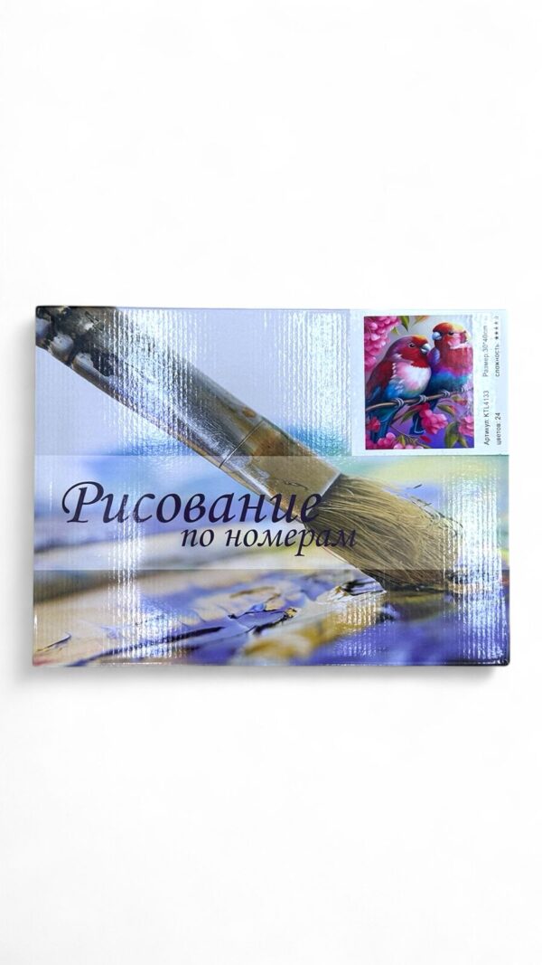 Рисование по номерам 30*40см арт.ktl4133 Попугаи