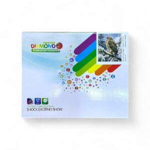 Алмазная мозайка 40*50см арт.gle79926 Орел на заснеженной ветке