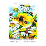 Алмазная мозайка 30*40см арт.gld61243 Полевые цветы с божьеми коровками