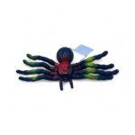 Паук резиновый 9*18см арт.tr3168 черно-красный с зеленым