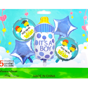 Шары фольга набор It is a boy nino уп 5шт арт.0876f
