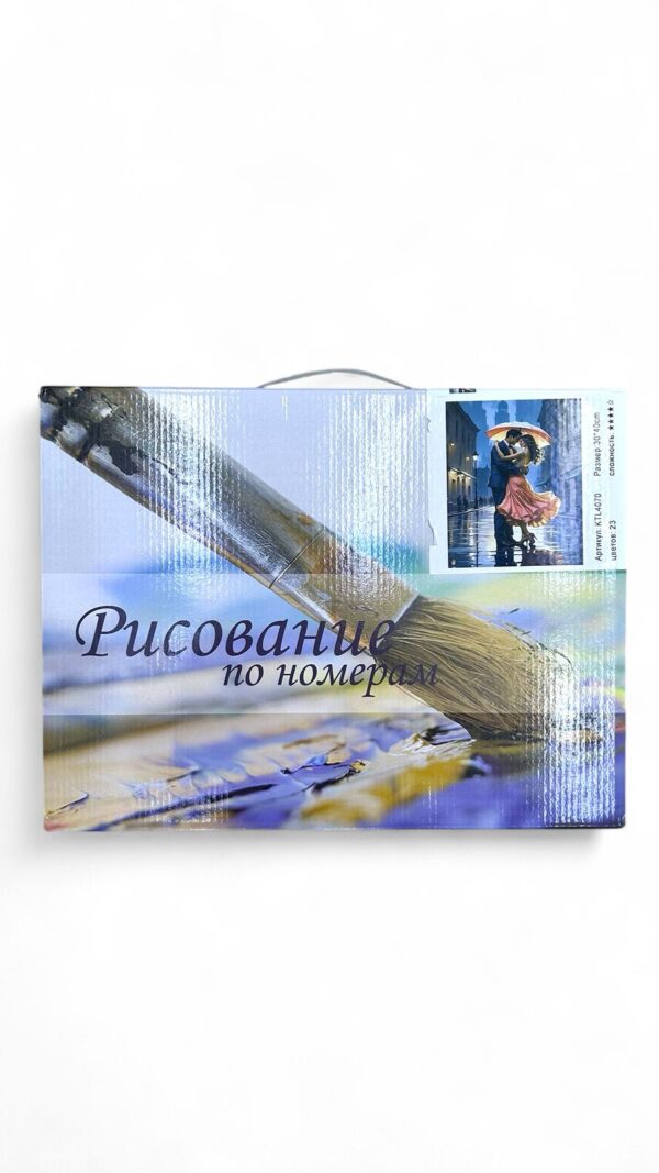 Рисование по номерам 30*40см арт.ktl4070 Танец под дождем
