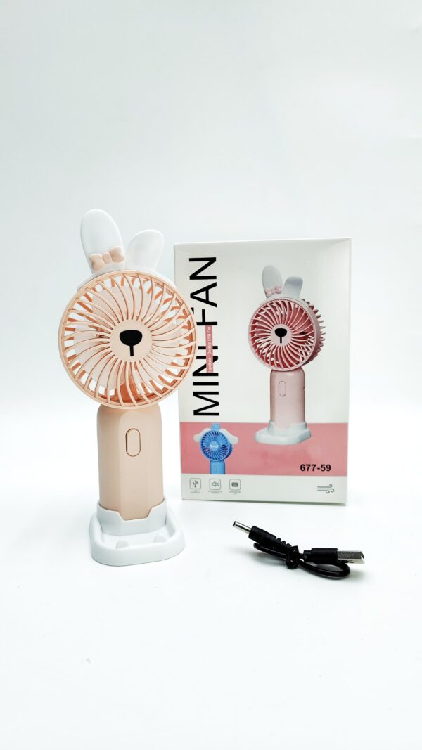 Вентилятор Usb fashion fan арт.tr677-59 розовый зайка