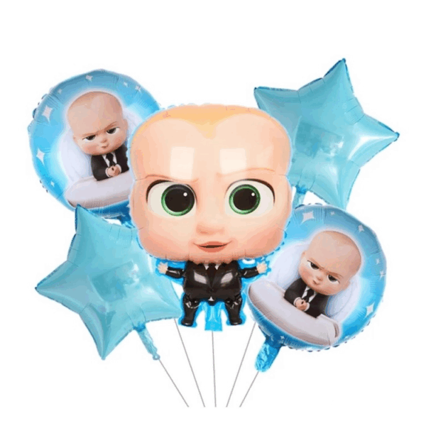 Шары фольга набор Boss Baby уп 5шт арт.xy-q048