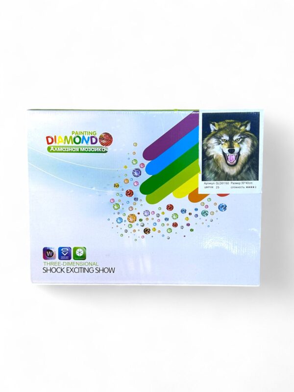 Алмазная мозайка 30*40см арт.gld61160 Волк