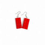 Серьги Лего арт.tr2416 красный