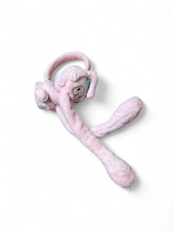 Наушники меховые с поднимающимися ушками светящиеся My Melody арт.tr3181 светло-розовые