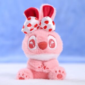 Брелок мягкий Стич с бантиком арт.tr2583 розовый