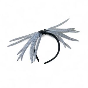 Ободок паук арт.tr3130 серебро с черным