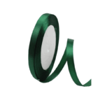 Лента атлас 1см бобина 20ярдов арт.tr841 изумрудная