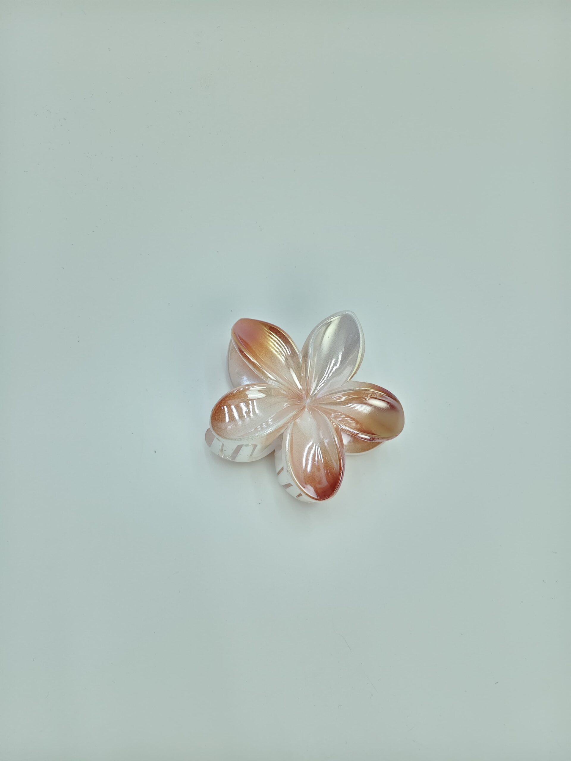 Крабик Гавайский цветок 8см арт.kgc12 перламутровый коричневый Крабик Гавайский цветок 8см арт.kgc12 перламутровый коричневый