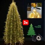 Гирлянда Роса желтый свет 2м 4000тг